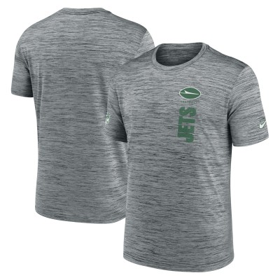 Футболка New York Jets Nike 2024 Sideline Velocity Performance - Gray