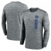 Футболка с длинным рукавом New York Giants Nike 2024 Sideline Velocity Performance - Gray