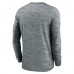 Футболка с длинным рукавом New York Giants Nike 2024 Sideline Velocity Performance - Gray
