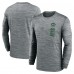 Футболка с длинным рукавом New York Jets Nike 2024 Sideline Velocity Performance - Gray