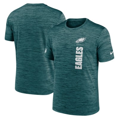 Футболка Philadelphia Eagles Nike 2024 Sideline Velocity Performance - Midnight Green