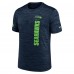 Футболка Seattle Seahawks Nike 2024 Sideline Velocity Performance - College Navy
