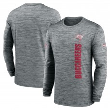 Футболка с длинным рукавом Tampa Bay Buccaneers Nike 2024 Sideline Velocity Performance - Gray