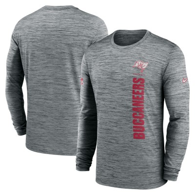 Футболка с длинным рукавом Tampa Bay Buccaneers Nike 2024 Sideline Velocity Performance - Gray