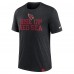 Футболка Arizona Cardinals Nike Blitz Tri-Blend - Heather Black