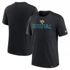 Футболка Jacksonville Jaguars Nike Blitz Tri-Blend - Heather Black
