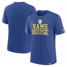 Футболка Los Angeles Rams Nike Blitz Tri-Blend - Royal