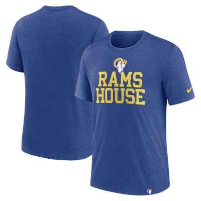 Футболка Los Angeles Rams Nike Blitz Tri-Blend - Royal