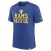 Футболка Los Angeles Rams Nike Blitz Tri-Blend - Royal