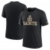 Футболка New Orleans Saints Nike Blitz Tri-Blend - Heather Black