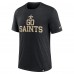 Футболка New Orleans Saints Nike Blitz Tri-Blend - Heather Black