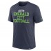 Футболка Seattle Seahawks Nike Blitz Tri-Blend - Heather College Navy