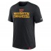 Футболка Washington Commanders Nike Blitz Tri-Blend - Heather Black