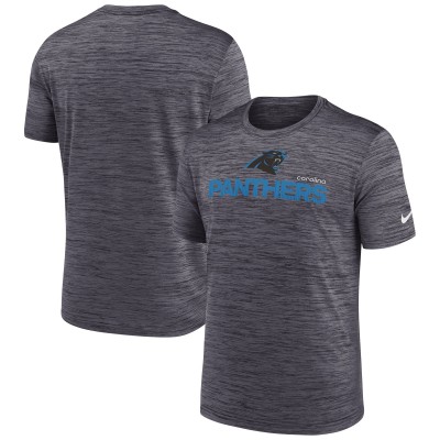 Футболка Carolina Panthers Nike Black Blitz Velocity Modern Performance