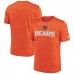 Футболка Chicago Bears Nike Orange Blitz Velocity Modern Performance