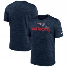 New England Patriots Nike Navy Blitz Velocity Modern Dri-FIT T-Shirt