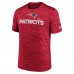 New England Patriots Nike Red Blitz Velocity Modern Dri-FIT T-Shirt