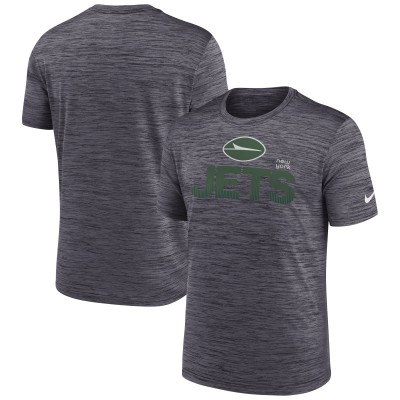 New York Jets Nike Black Blitz Velocity Modern Dri-FIT T-Shirt