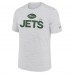 New York Jets Nike Ash Blitz Velocity Modern Dri-FIT T-Shirt