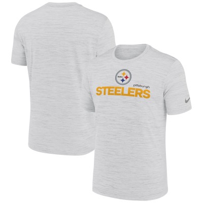 Футболка Pittsburgh Steelers Nike White Blitz Velocity Modern Performance