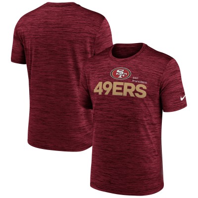 Футболка San Francisco 49ers Nike Blitz Velocity Modern Performance - Scarlet