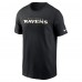 Футболка Baltimore Ravens Nike Primetime Wordmark Essential - Black
