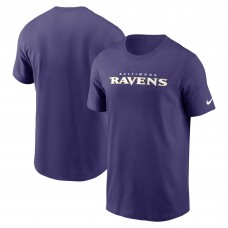 Футболка Baltimore Ravens Nike Primetime Wordmark Essential - Purple