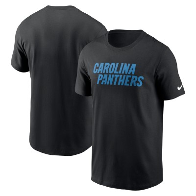 Футболка Carolina Panthers Nike Primetime Wordmark Essential - Black