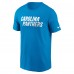 Футболка Carolina Panthers Nike Primetime Wordmark Essential - Blue