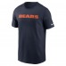 Футболка Chicago Bears Nike Primetime Wordmark Essential - Navy