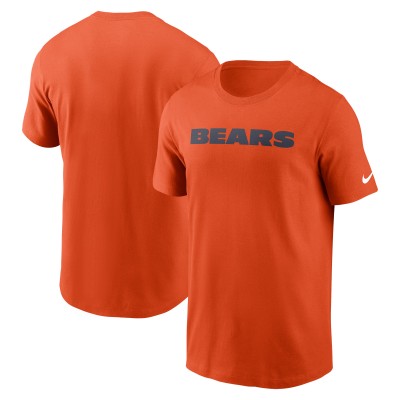 Футболка Chicago Bears Nike Primetime Wordmark Essential - Orange