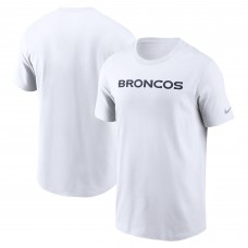Футболка Denver Broncos Nike Primetime Wordmark Essential - White