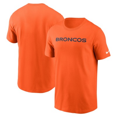 Футболка Denver Broncos Nike Primetime Wordmark Essential - Orange