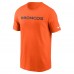 Футболка Denver Broncos Nike Primetime Wordmark Essential - Orange