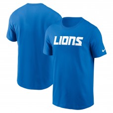 Футболка Detroit Lions Nike Blue Primetime Wordmark Essential