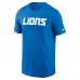 Футболка Detroit Lions Nike Blue Primetime Wordmark Essential