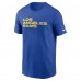 Футболка Los Angeles Rams Nike Primetime Wordmark Essential - Royal