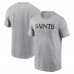 Футболка New Orleans Saints Nike Primetime Wordmark Essential - Heather Gray