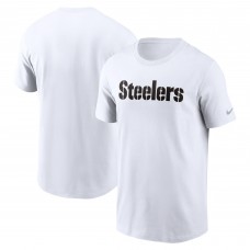 Pittsburgh Steelers Nike White Primetime Wordmark Essential T-Shirt Pittsburgh Steelers Nike White Primetime Wordmark Essential T-Shirt