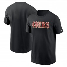 Футболка San Francisco 49ers Nike Primetime Wordmark Essential - Black