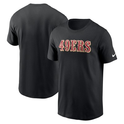 Футболка San Francisco 49ers Nike Primetime Wordmark Essential - Black