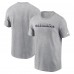 Футболка Seattle Seahawks Nike Primetime Wordmark Essential - Heather Gray