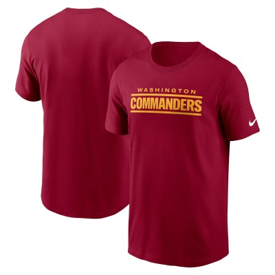 Футболка Washington Commanders Nike Primetime Wordmark Essential - Burgundy