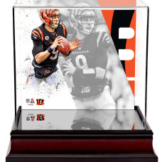 Joe Burrow Cincinnati Bengals Deluxe Mini Helmet Case Joe Burrow Cincinnati Bengals Deluxe Mini Helmet Case