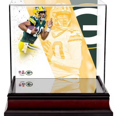 Jordan Love Green Bay Packers Deluxe Mini Helmet Case
