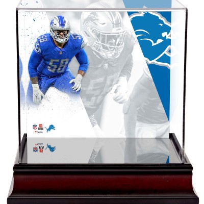 Penei Sewell Detroit Lions Deluxe Mini Helmet Case