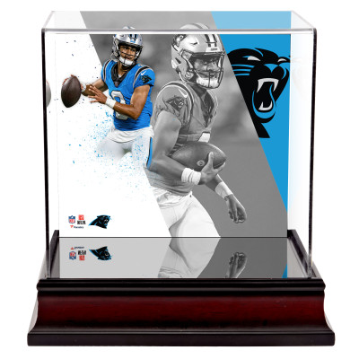 Bryce Young Carolina Panthers Fanatics Authentic Deluxe Mini Helmet Case