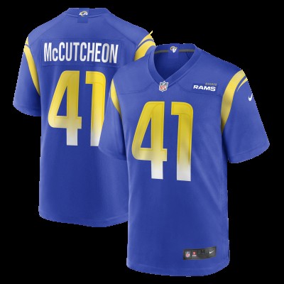 Игровая джерси Cameron McCutcheon Los Angeles Rams Nike  - Royal