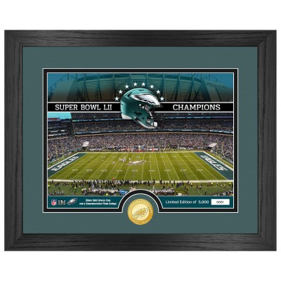 Philadelphia Eagles Highland Mint 13 x 16 Stadium Bronze Coin Photo Mint