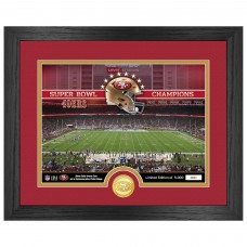 San Francisco 49ers Highland Mint 13 x 16 Stadium Bronze Coin Photo Mint